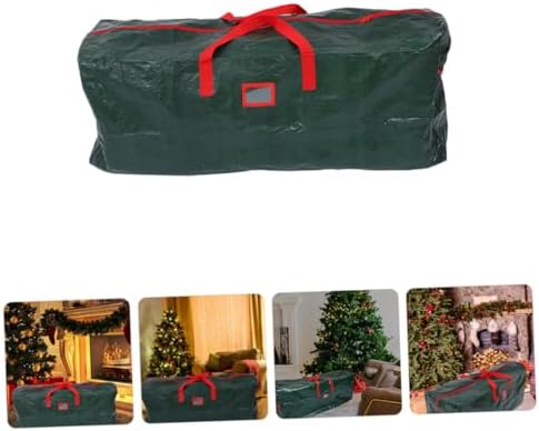 Kisangel Christmas Tree Storage Bag Large Capacity Holiday Tree Pouch for Safe Storage Oxford Material for Seasonal Decorations