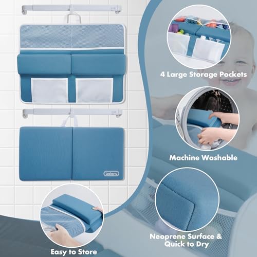 beiens Bath Kneeler and Elbow Rest Pad Set, 1.5-Inch Thick Memory Foam Pads