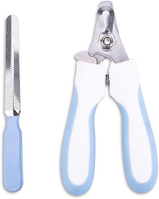 Kimono Art Dog & Cat Pets Nail Trimmers and Clippers, Professional Claw Care Grooming Tool for Pets, Avoid Over Cutting Bloodlines, Blue, for Large and Medium Dogs