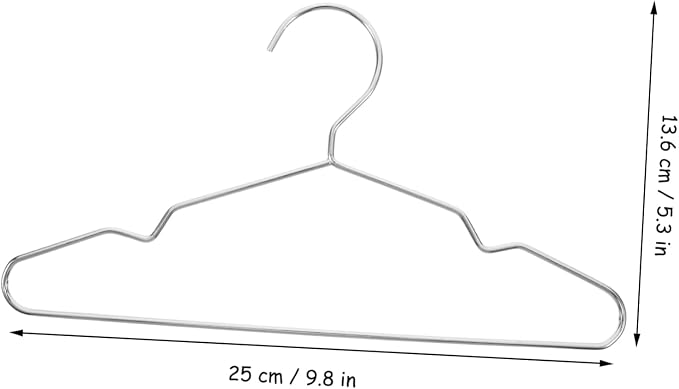 Cabilock 10pcs Pet Clothing Hangers Space-Saving Coat Racks for Dogs and Cats Elegant Finish Fits Pet Garments