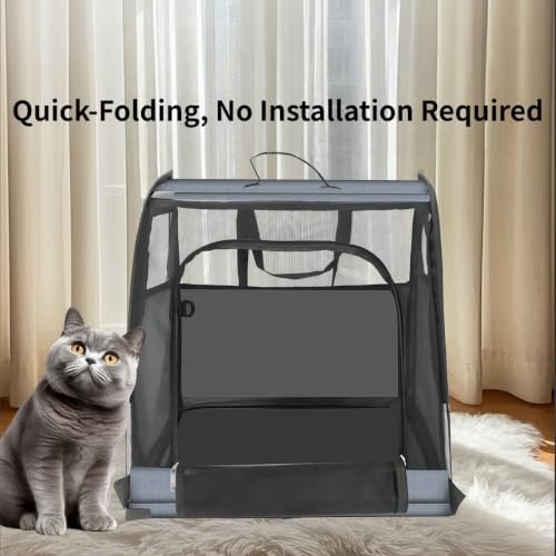 Collapsible Dog Crate Compatible with Subaru Crosstrek 2018-2023 | Pet Crate with Mesh Windows Portable Dog Car Seat Outdoor Dog Kennel, Car Pet Carrier, Car Travel Accessories