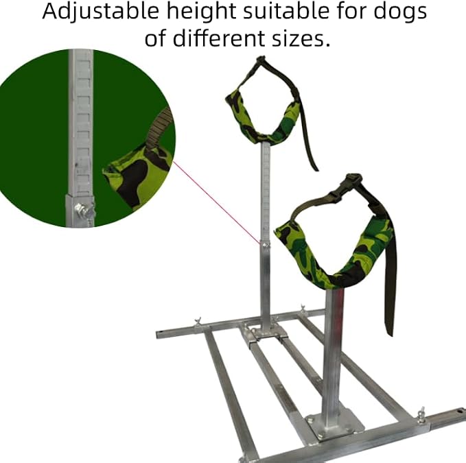 Adjustable Dog Breeding Stand - Professional Grooming & Bathing Rack for Miniature Dog | Sturdy, Safe & Comfortable Design | Easy to Clean (S)