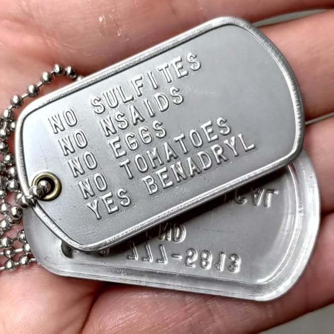 Personalized Dog Tag Pillbox Locket