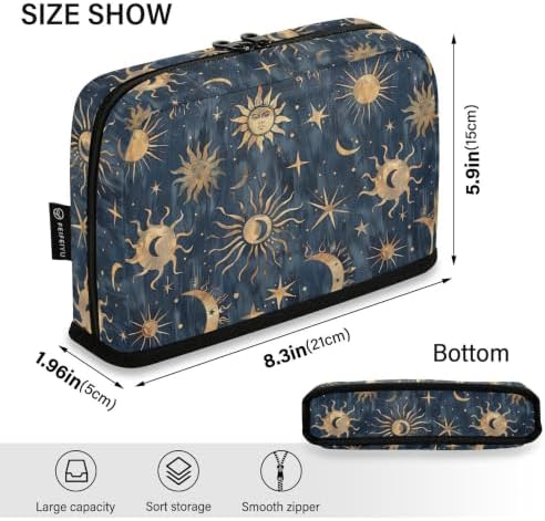 Celestial Suns Moons Pencil Case for Kids Girls Boys | Large Pencil Pouch Pen Bag Holder with Big Capacity