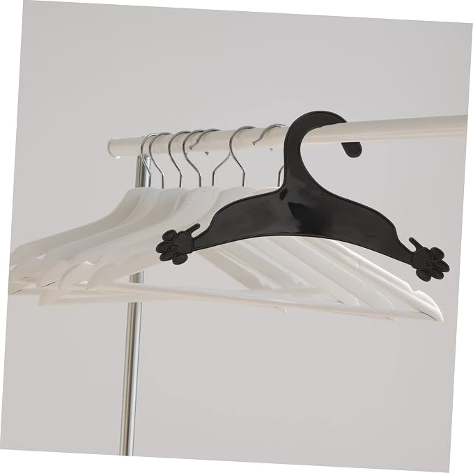MAGICLULU 10pcs Pet Clothes Hanging Rack Claw Shaped Garment Hanger for Dogs Lightweight Windproof Coat Organizer for Pet Apparel