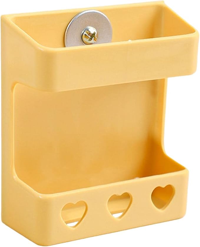 Pets Rutin Chicken Vegetable Rack Feeder Feed Basket Wall Mounted Hen House Feeder Vegetable Basket Hanging Feeder for Chicken Bird, Yellow