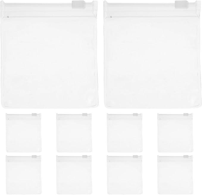 Ciieeo 24pcs Small Eva Sealable Pill Bags Travel Medicine Container Portable Pills Organizer Pouches for Daily Medication and Pet Storage
