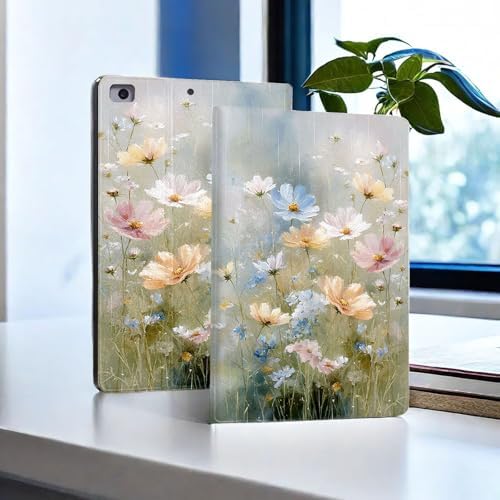 for Microsoft Surface Pro 11/10/9-13" 2024/2022 Tablet Case,Auto Wake/Sleep,Adjustable Stand Protective Cover - Watercolor Flower
