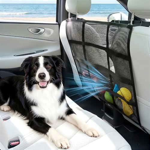 VavoPaw Dog Car Barrier, Car Net for Dog, Pet Barrier for SUV/Car/Truck