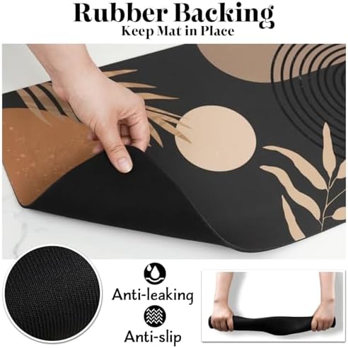 Dog Food Mats for Floors, Absorbent Dog Bowl Mat for Food and Water Dispenser, Quick Dry Cat Food Mat Pet Supplies