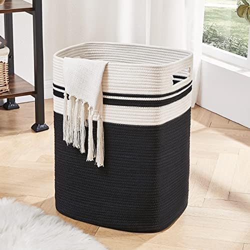 OIAHOMY Laundry Hamper Collapsible Laundry Basket Clothes Organizer Black