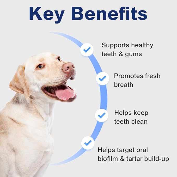 Seven777 Pet Dental Powder,Teeth Cleaning Powder for Dogs and Cats, Plaque & Bad Breath Off,Dental Care Supplies for Small, Medium, Large Dogs and Cats