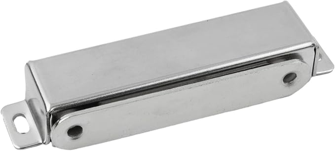 304 Stainless Steel Magnetic Cabinet Latch with 40kg Pull Force, Door Catch for Kitchen Bathroom and RV Use(XL)