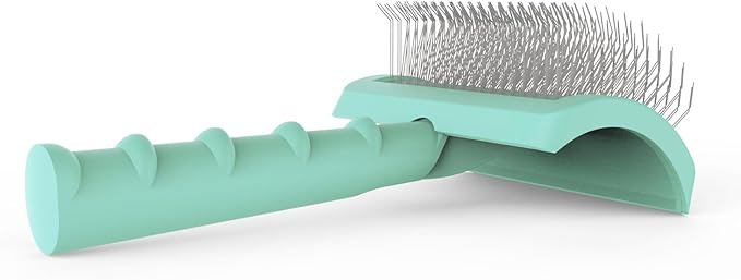 Super Dense Soft Brush for Thick and Long Fur - Doodle Grooming Brush for Fluff, Shedding, Tangles on Goldendoodles - 25mm (1")