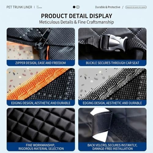 Pet Travel Mat for Jeep Liberty I Liberty II, Dog Cargo Liner