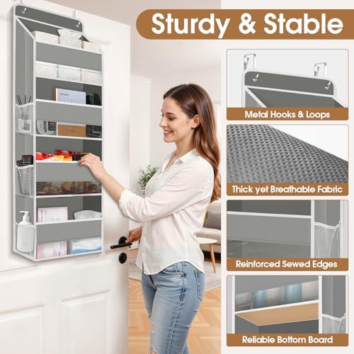Over The Door Organizer Storage behind Door Hanging Organizer for Nursery