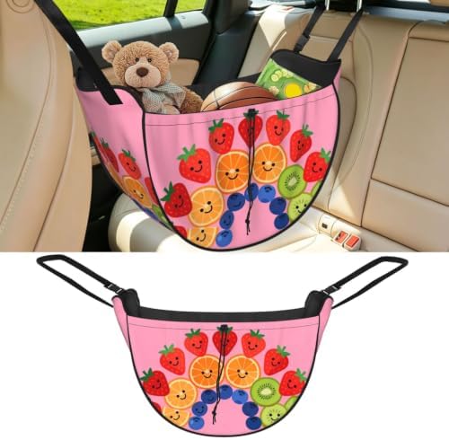 Fruit Platter Car Seat Organizer-Backseat Storage Bag for Travel | Waterproof Durable. Holds Snacks Gear Essentials. Fits Most Cars.
