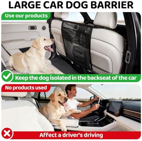 Mesh Dog Car Barrier for Dodge Charger 4-Door Sedan 2026