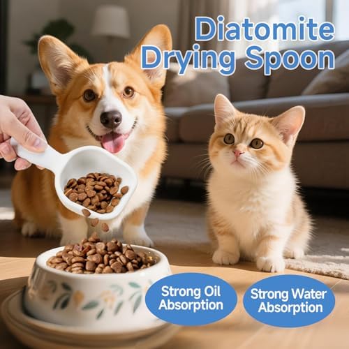 Diatom Drying Scoop 1/4 Cup for Pet Food