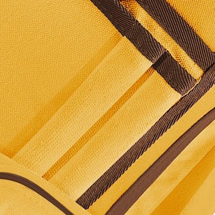 Hearth & Harbor Crochet Bag Organizer – Durable Knitting Bag, Yarn Organizer for Accessories and Supplies, Canvas Yarn Holder, Crochet Carrying Case with Accessories Pouch, Storage Organizer –Mustard