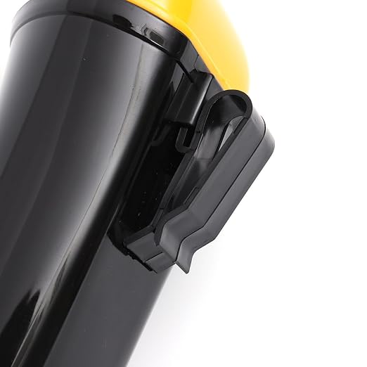 Portable Mini Car Trash Can with Leakproof Cover Yellow Auto Garbage Bin with Clip for Vehicle Organizer Space-Saving Multi-Functional Car Storage Container for Snacks Supplies Pet