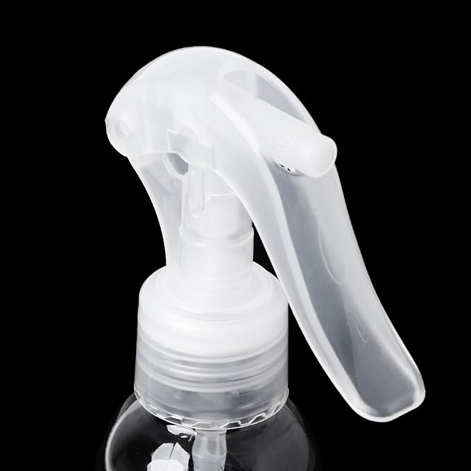 Clear Spray Bottle with Lid Empty Fillable Storage Organizer Container for Perfume Fine Mist Dispenser Storage Spray Bottle Cleaning