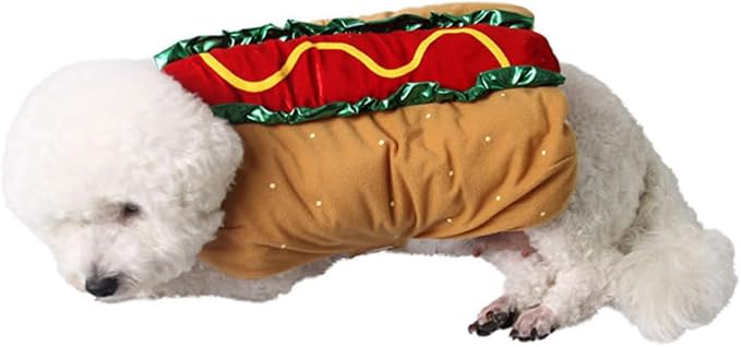 Warm Pet Clothes for Dogs and Cats, Lightweight Polyester Halloween Costume with Easy to Wear Design, Creative Orange Outfit for Holiday Parties