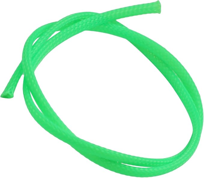 Jutagoss PET Expandable Braided Cable Sleeve, 1.64ft - 3/16 inch Fluorescent Green Cable Management Sleeve, Wire Loom Tube Cord Protector for USB Cable, Power Cord, Audio Video and More, 1Pc
