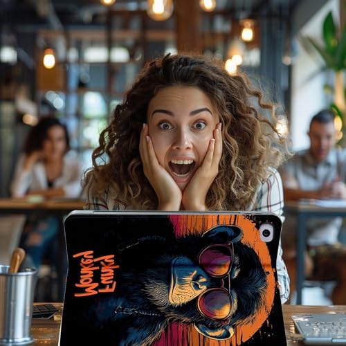 for Microsoft Surface Go 4/3/2/1-10.5" 2021 Tablet Case,Auto Wake/Sleep,Adjustable Stand Protective Cover - Funky Monkey