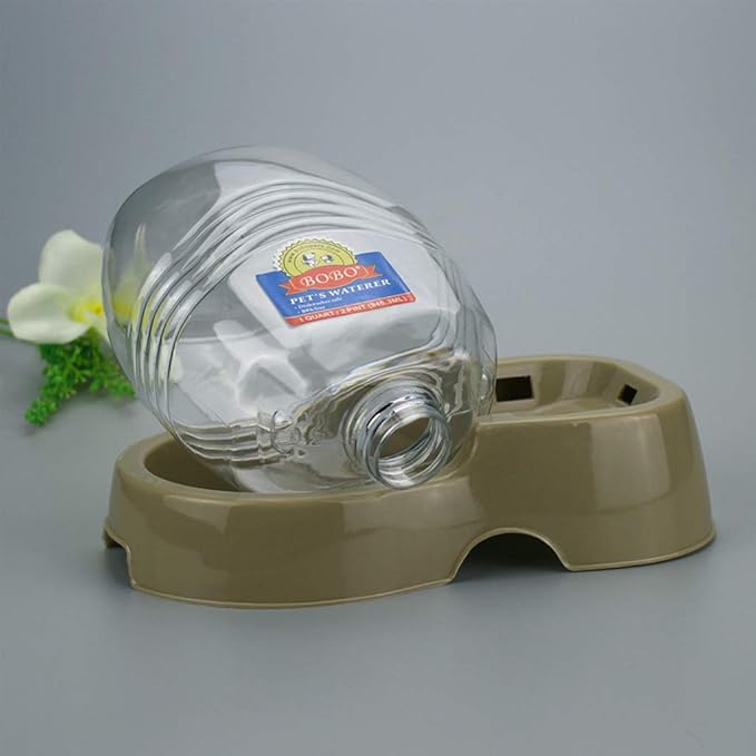 Pet Water Fountain Automatic Waterer Dish Bowl Feeder Dispenser for Cat Dog