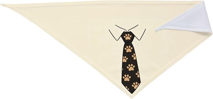 Teacher's Pet Dog Bandana,Funny Bandana Gift,Photo Prop Accessories for Dog Lovers Owner Gift,Triangle Reversible Fall Scarf, Adjustable (Yellow Tie)