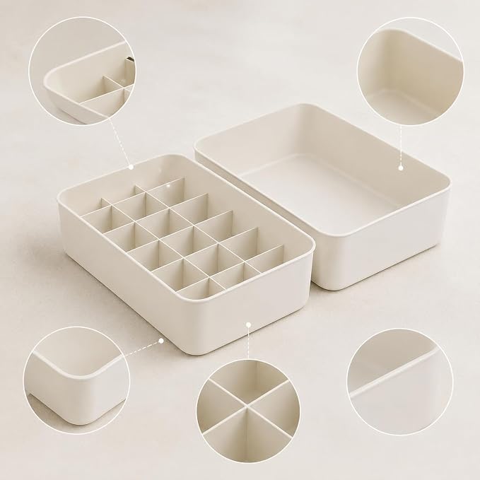 Drawer Storage Solution, Stackable Drawer Divider for Underwear and Socks, for Accessories