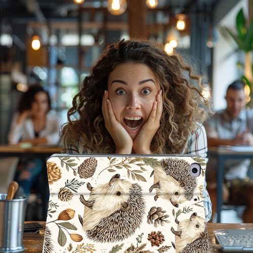 for Microsoft Surface Pro 8-13" 2021 Tablet Case,Auto Wake/Sleep,Adjustable Stand Protective Cover - Hedgehog