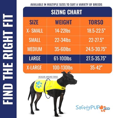 Reflective Dog Vest, Hi Vis Safety Gear for Low-Light Morning & Night Walks