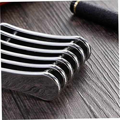 6pcs Nail Art Pen Holder Golden Silver Stands for Nail Brush and Art Tools Portable Organizer for Manicure