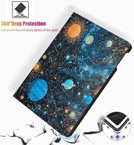 for Samsung Galaxy Tab A7 Lite 2021 Model T220/T225/T227 Tablet Case,Auto Wake/Sleep,Adjustable Stand Protective Cover - Autumn Sunflower Peony