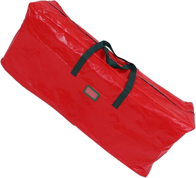 Large Capacity Christmas Tree Storage Bag Holiday Storage Pouch with Reinforced Handles for Organizing Christmas Decorations and Other Items