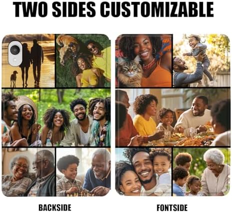 Custom Photo Personalized Flip Case for Samsung Galaxy Tab S11 11 inch(2025),Model Code: SM-X730/X736B, Samsung Galaxy Tablet Customized Picture Text Leather Stand Cover Protective Case