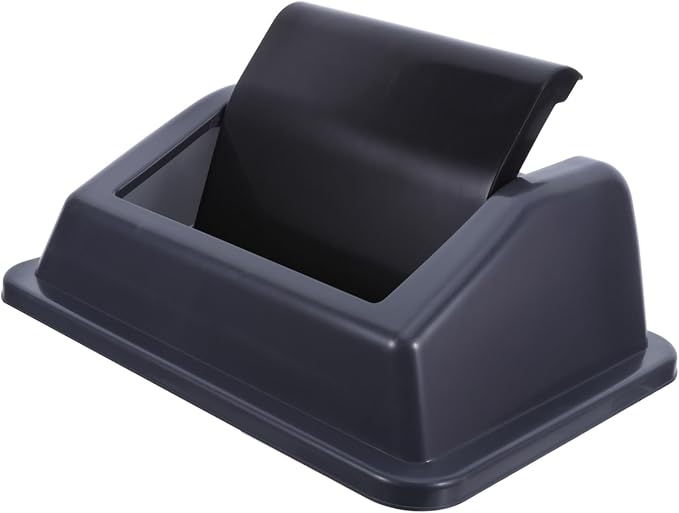 OSALADI Plastic Swing Lid Replacement for 10l Waste Bin, Rectangle Garbage Can Cover and Hygienic Maintenance, Suitable for Public Areas and Pet Food Storage