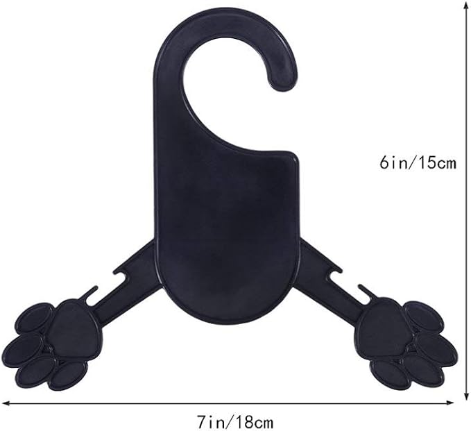 Cabilock 12pcs Pet Clothes Rack Pet Costume Hanger for Cat Dog Clothes Space-Saving Design Easy to Install for Drying Outdoor Use