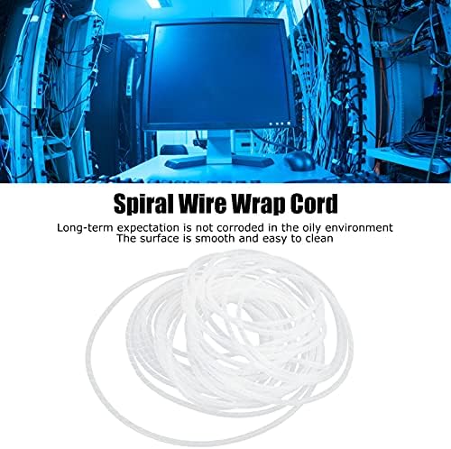 YOUTHINK Wire Hiding Spiral Tube Cable Cover to Prevent Petscatsdogs from Chewing, Organize Cables, Organize Power Cords, Protect (#4)