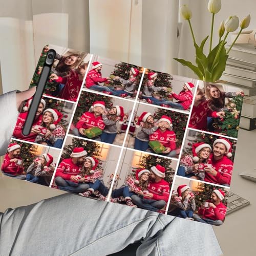 Custom Photo Personalized Flip Case for Samsung Galaxy Tab S10 Lite 11 inch(2025),Model Code: SM-X400/X406B, Samsung Galaxy Tablet Customized Picture Text Leather Stand Cover Protective Case