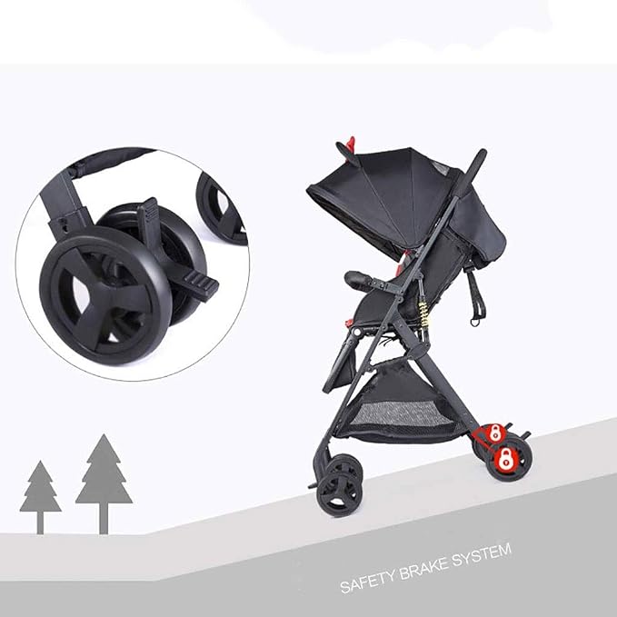 Pet Bowl,for Small Medium Pets Up to Kitten Doggie Cage Foldable Travel Strolling Cart 4 Wheels