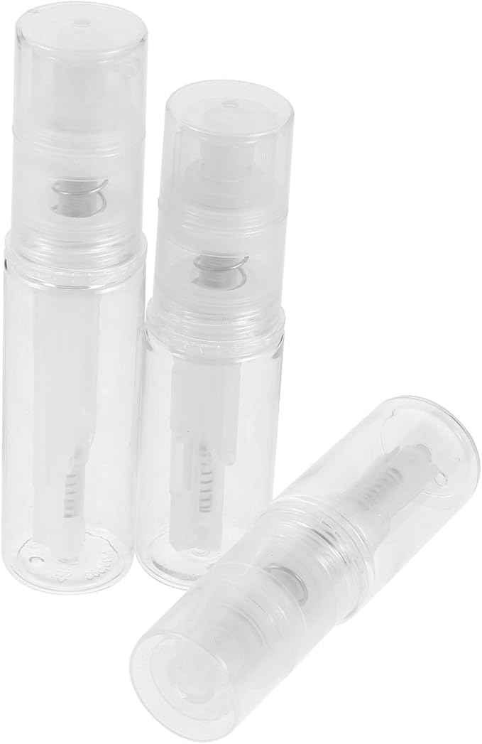 3pcs Powder Sprayer Bottle 14ml 18ml 25ml White Refillable Container | Pet Body with Pp Nozzle, Precise Dispensing Control for Talcum Powder and Hair Building Fibers, Compact for Home and Daily
