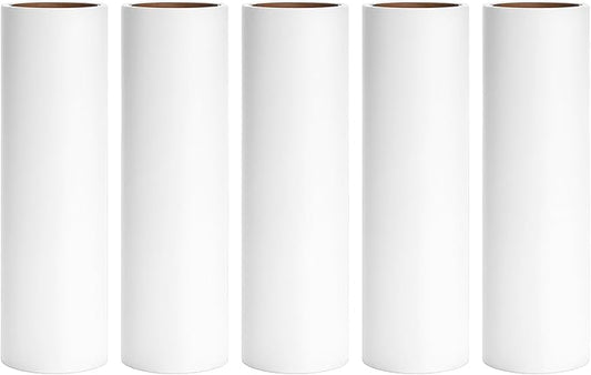 6.3 inch Large Lint Roller Refills Compatible with PetLovers BomDa YabeePet Fedicelly Large Lint Rollers for Pet Hair Extra Sticky 60 Sheets per Refill Pack of 5 Rolls 300 Sheets Total