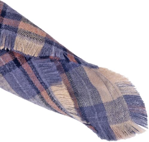 Fall Dog Bandana Autumn Thanksgiving Plaid Reversible Triangle Bibs Scarf
