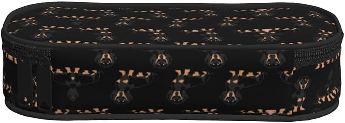 Dachshund Weiner Pet Dogs Cute Aesthetic Big Capacity Zipper Pencil Cases Pen,Portable Office Desk Organizer For Adults