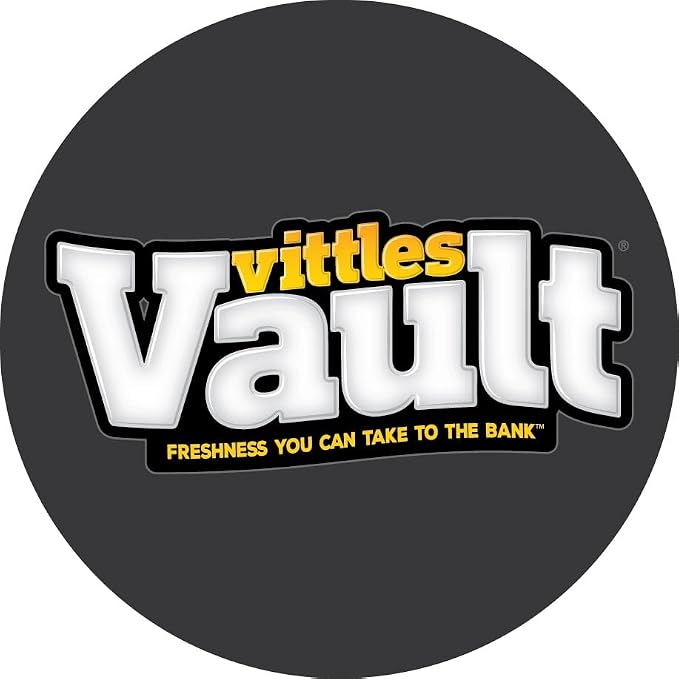Vittles Vault Vittles Vault Pawprint Food Storage Container + Scoop, 25lbs | BPA Free Plastic, Sealed Airtight for Kibble, Bird Seed, Oatmeal and More; Includes Scoop, Made in USA
