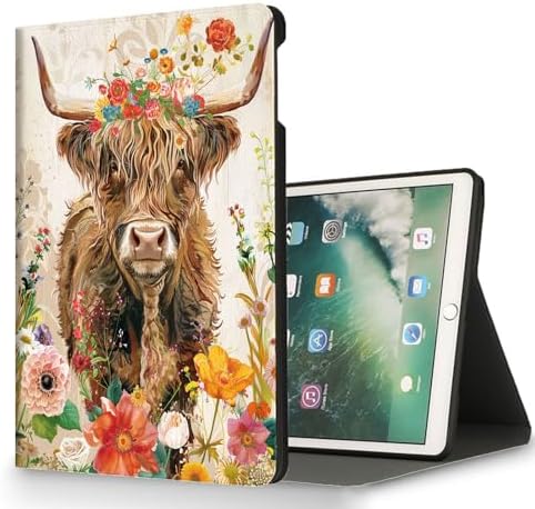 for Samsung Galaxy Tab A7 Lite 2021 Model T220/T225/T227 Tablet Case,Auto Wake/Sleep,Adjustable Stand Protective Cover - Plum Blossom