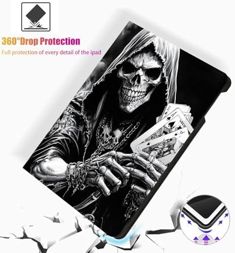 for Samsung Galaxy Tab A 8.4 Model T307 Tablet Case,Auto Wake/Sleep,Adjustable Stand Protective Cover - Octopus Pattern
